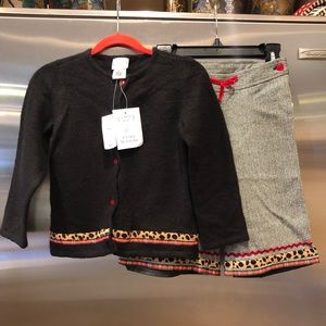 Girls NWT Talbots Sweater and Pants